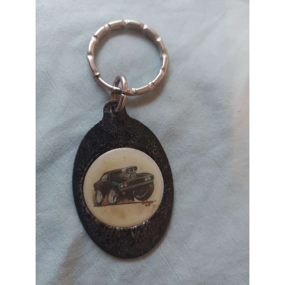 Vintage 1970 camaro‎ key chain oval shape